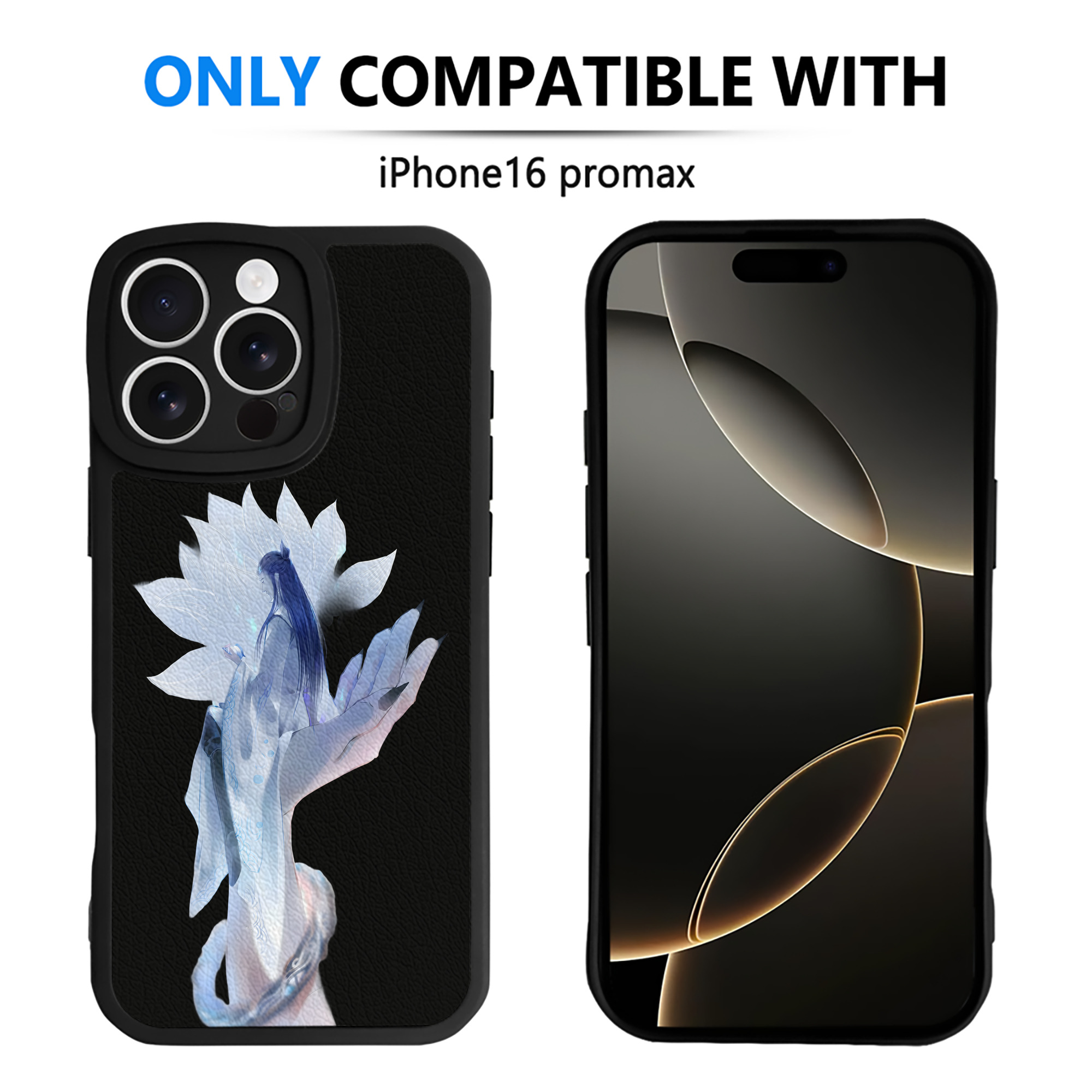 （画像用） Ne Zha 2 ナタ 魔童の大暴れ 【iPhone 16シリーズ対応】シリコンスマホケース（レザー調） 材質：シリコン